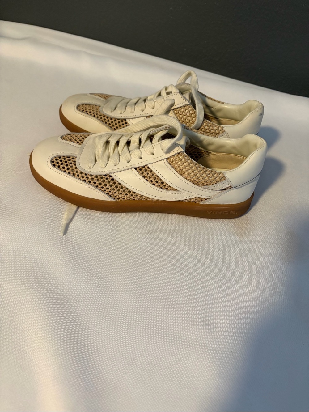 Vince Oasis Netting and Leather Sneakers - Picture 2 of 5